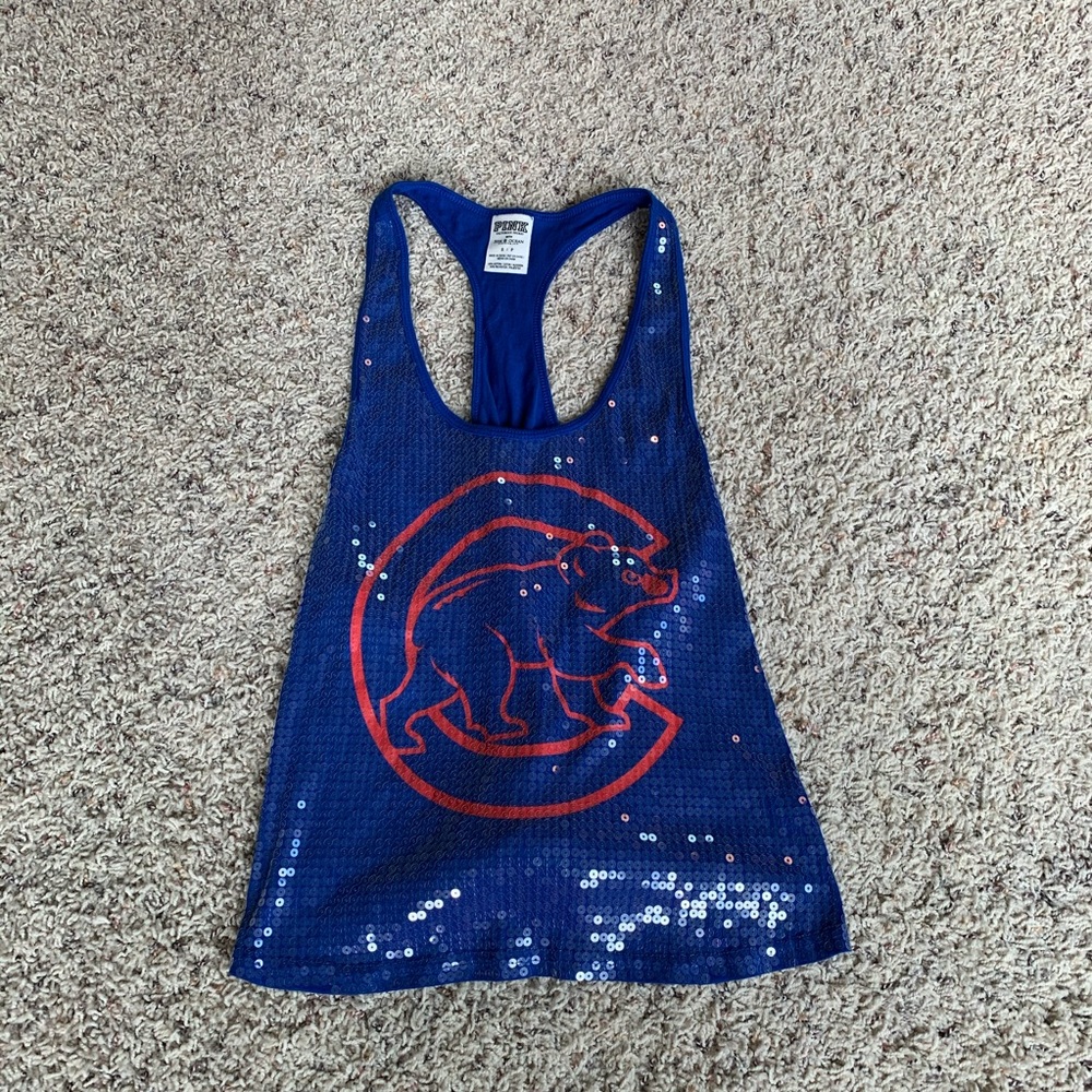 Sequin Cubs tank